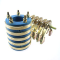 60mm hole carbon brushes Collector 5 rings rotary joint slip ring use for Playground Equipment